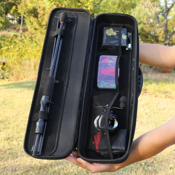 Sougayilang Fishing Rods and Reels Set Bag Portable 5 Sections Fishing Rod and 12LB Max Drag Baitcasting Reel Set Carp Fishing - Image 5