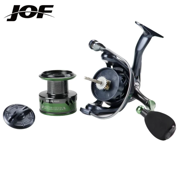 JOF Spinning Reels Saltwater Freshwater Fishing Reel Max Drag 10KG Ultralight Metal Frame Smooth Tough High Speed Fishing Reels - Image 4
