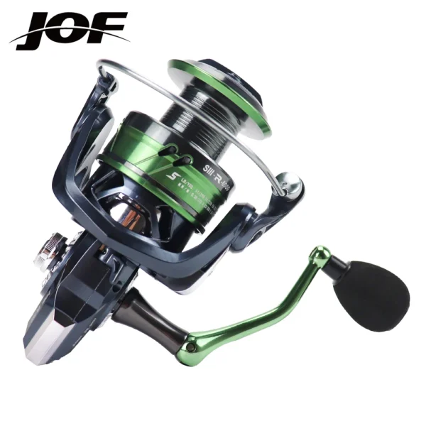 JOF Spinning Reels Saltwater Freshwater Fishing Reel Max Drag 10KG Ultralight Metal Frame Smooth Tough High Speed Fishing Reels - Image 2