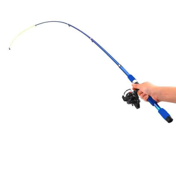 FISH KING1.8/2.1m Telescopic Fishing Rod Reel Combo Full Kit Carbon Fiber Rod Pole Spinning Reel Fishing Bag Case Pesca Gear Set - Image 6