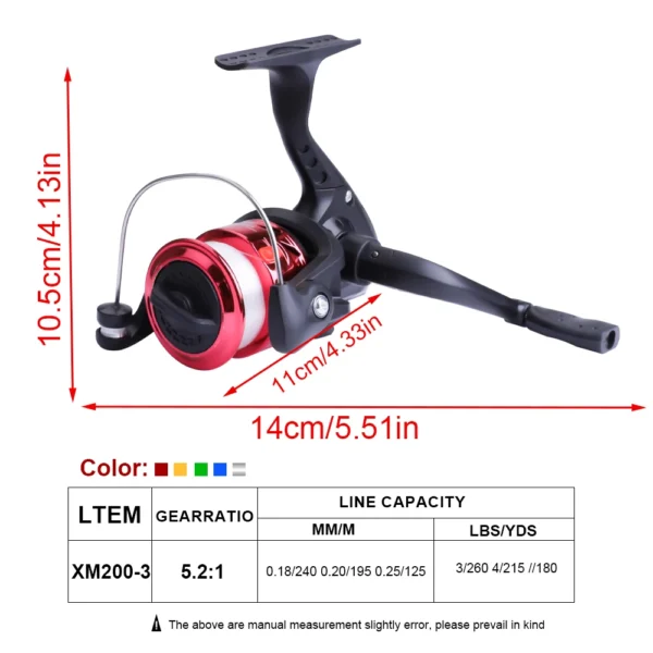 FISH KING1.8/2.1m Telescopic Fishing Rod Reel Combo Full Kit Carbon Fiber Rod Pole Spinning Reel Fishing Bag Case Pesca Gear Set - Image 5