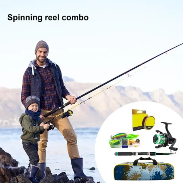 Travel Fishing Rod Portable Fishing Tools Pole And Reel Combo Telescopic Fishing Rod Kit With Storage Bag Lightweight Fishing